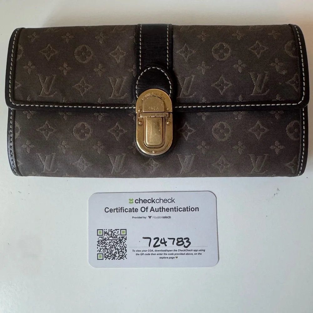 Louis Vuitton Women’s Brown Monogram Idyll Canvas and Leather Sarah Wallet - Picture 15 of 15